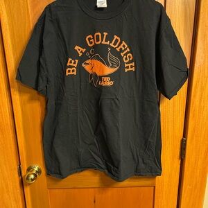 Black 'Be a Goldfish' Ted Lasso T-Shirt